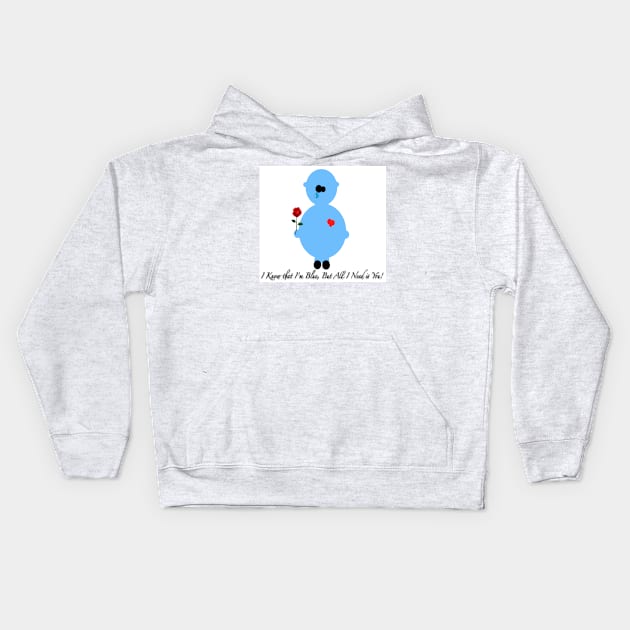 Circle Friend 1 - Little Boy Blue - Valentine Wish Kids Hoodie by ZerO POint GiaNt